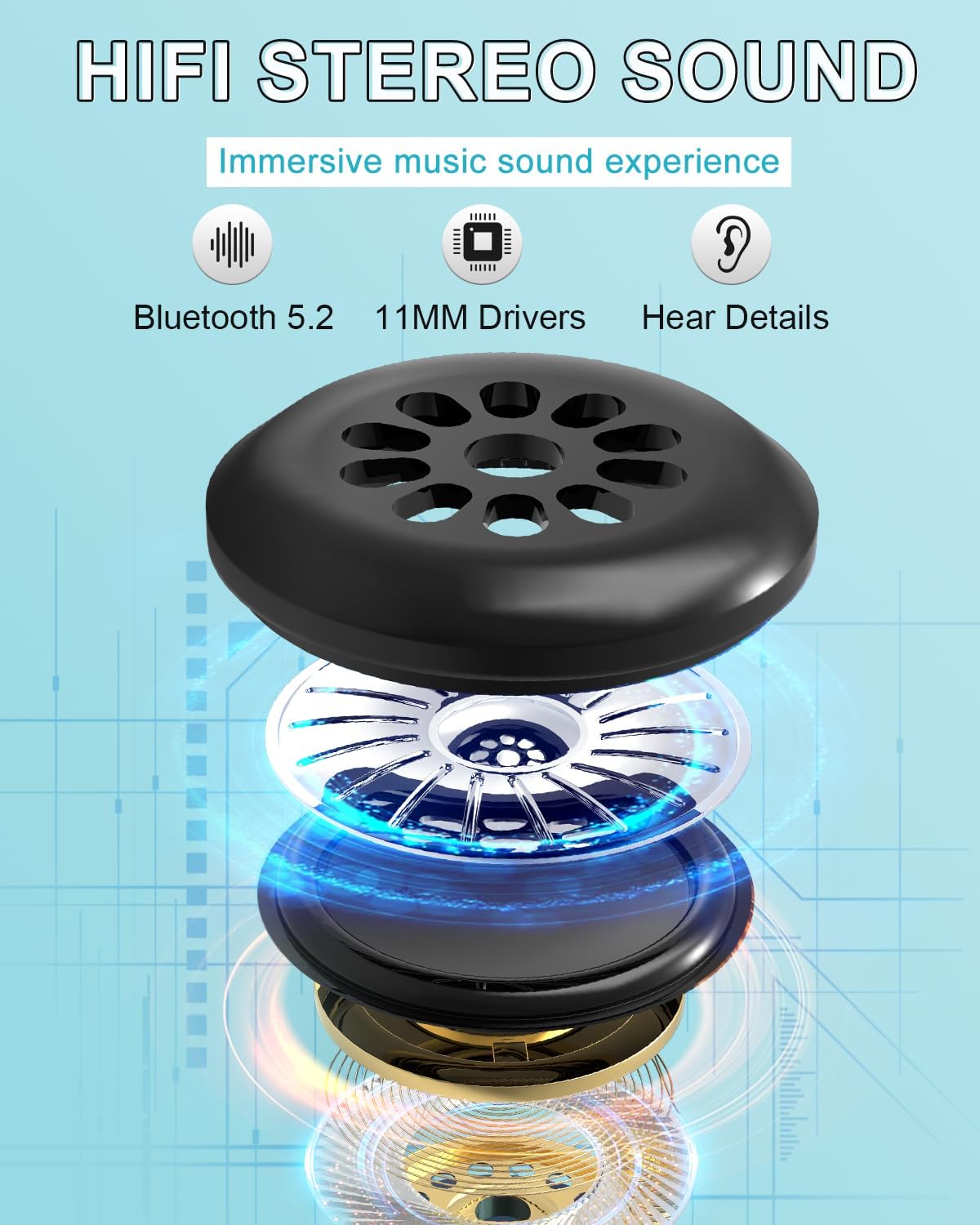 Sleep Mask with Bluetooth Headphones,LC-dolida Sleep Headphones Bluetooth Sleep Mask 3D Sleeping Headphones for Side Sleepers Best Gift and Travel Essential (Blue)