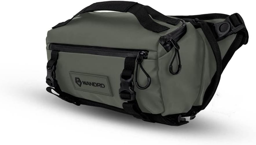 WANDRD ROGUE V1 6L Sling: Compact Camera Sling and Crossbody Bag with Fast Access, 3-Way Carry– Lightweight Everyday Bag Great for Travel, Photography, and Daily Use (Wasatch Green)
