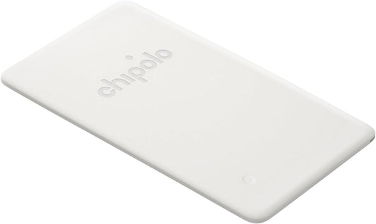 Chipolo Card Point - Wallet Finder, Bluetooth Tracker for Wallet, Item Finder, Passport Finder - Works with Google's Find My Device app (Android only) (Off White)