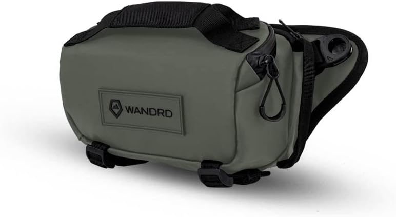 WANDRD ROGUE V1 3L Sling: Compact Camera Sling and Crossbody Bag with Fast Access, 3-Way Carry– Lightweight Everyday Bag Great for Travel, Photography, and Daily Use (Wasatch Green)