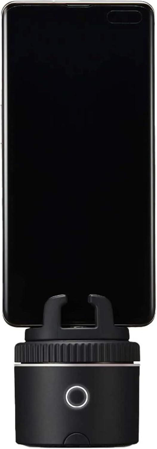 Pivo Equestrian Silver Essential Pack, Auto Face, Body, Horse Phone Tracking Holder, Ai-Powered 360° Rotation, Remote Control for Hands-Free Video Recording with Smart Mount, Travel Case & Tripod