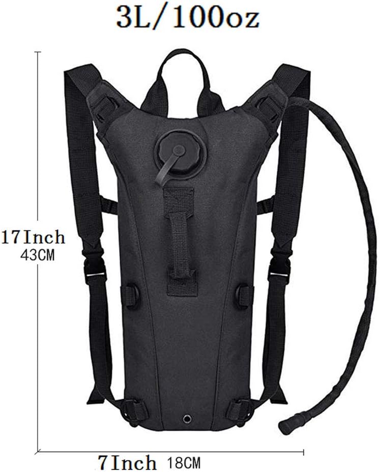 ATBP Running Hydration Vest Pack Tactical 3L Water Bladder Backpack Bag for Cycling Marathon Hiking Daypack Men & Women