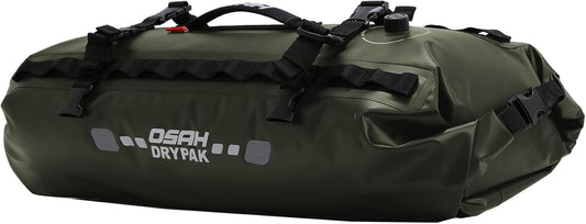 Waterproof Duffel& Luggage Bag - Motorcycle Dry Bag Tail Saddle Bags with Roll Top Closure,Large Storage Space,for Camping, Kayaking, Fishing & Traveling(Green, 20L)