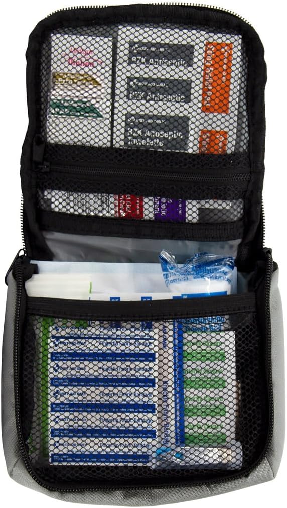 Pac-Kit Trailblazer 1 Outdoor First Aid Kit for Hiking, Camping and Outdoor Travel, 65 Pieces