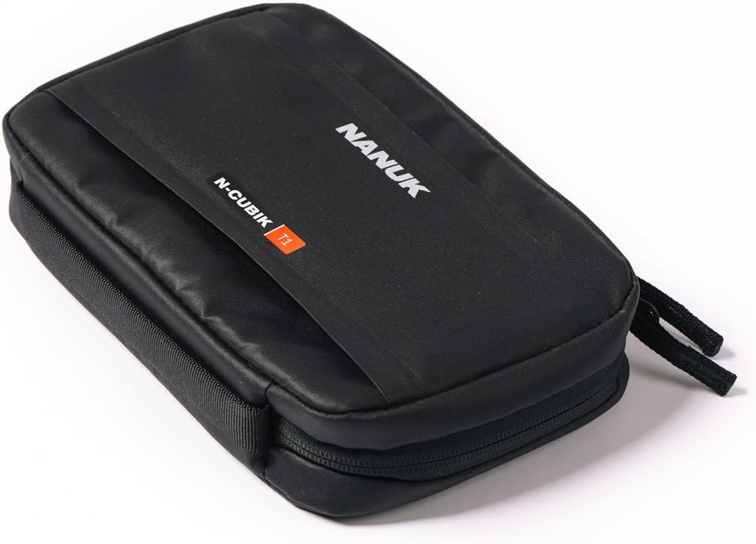 NANUK N-CUBIK T1 Soft Sided Travel Organizer Pouch for Electronics, Cables, Photography, Phones, Cords, Earphones and More (10 x 6 x 2)