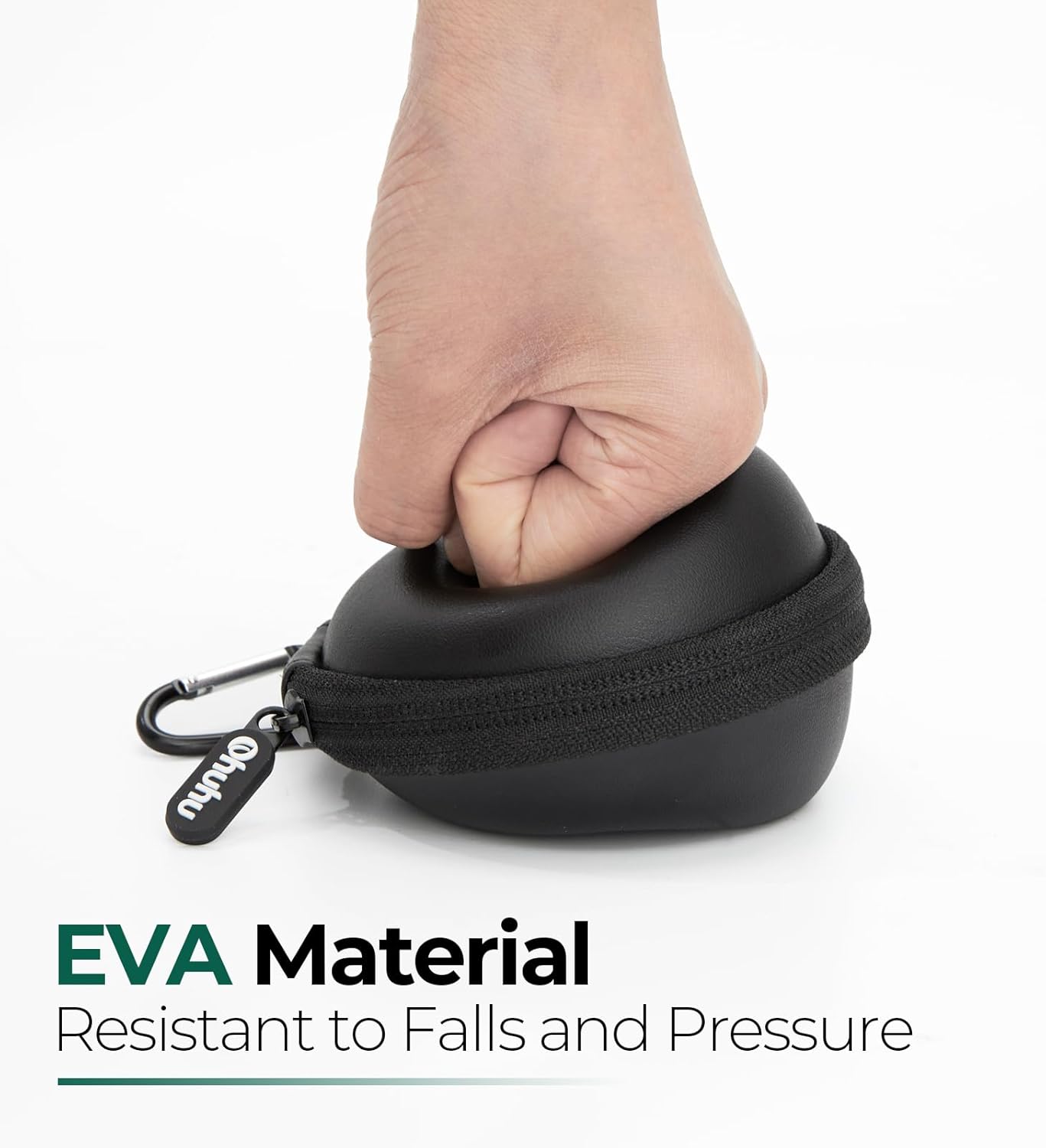 Ohuhu Watch Travel Case for Men Portable Single Watch Box and Storage Organizer for Wristwatches and Smart Watches Heightened Version up to 56mm Men Women for lover Fathers Day