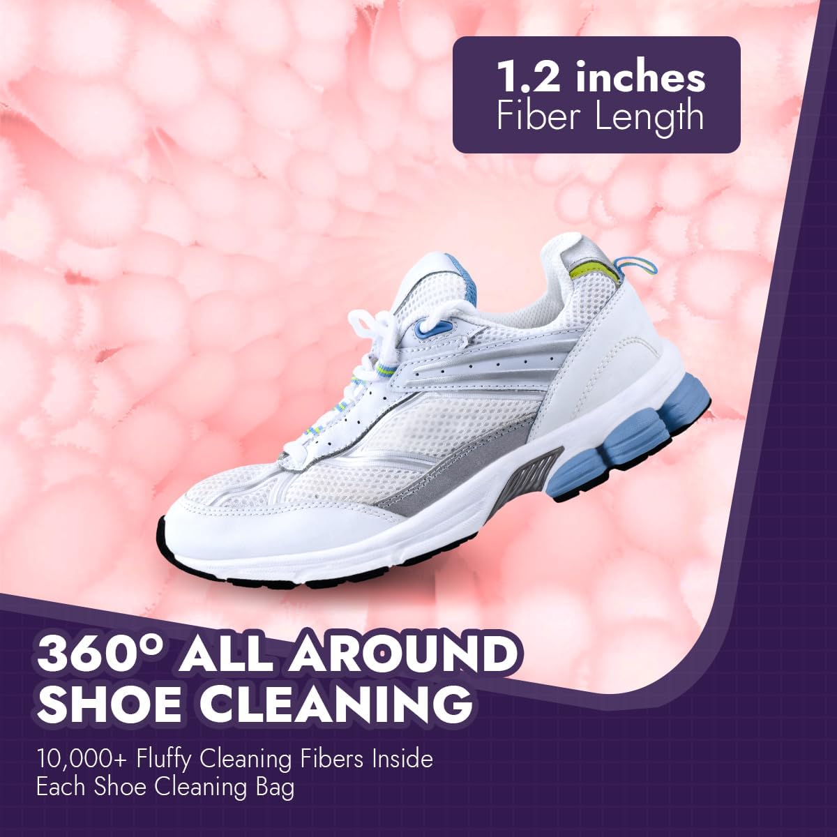 Shoe Cleaning Kit: Shoe Washing Bag (2pcs), Mesh Laundry Bag for Shoe Dryer and Adjustable Shoe Trees (5 pc kit)