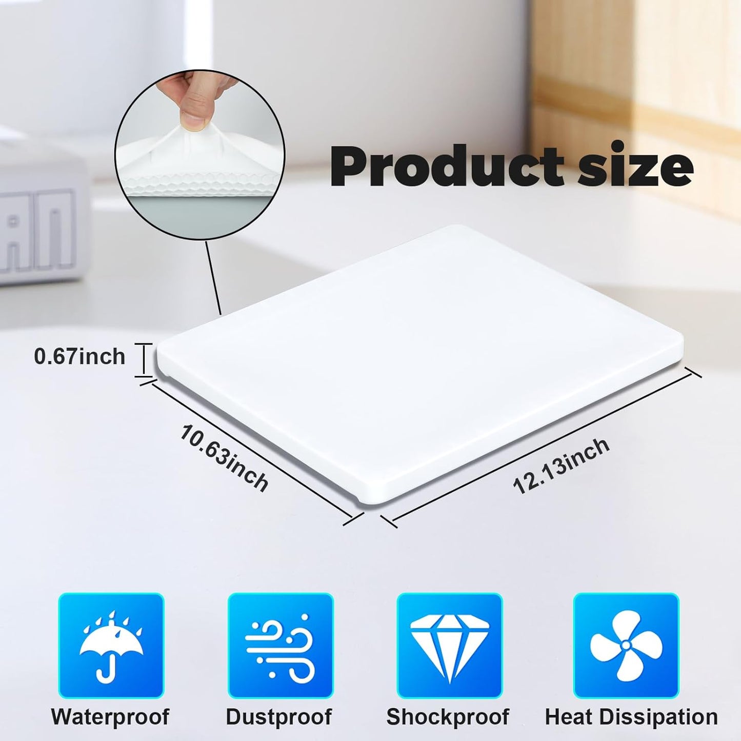 Starlink Mini Protective Cover Case, Starlink Mini Accessories Silicone Protective Case for Starlink Mini Dish