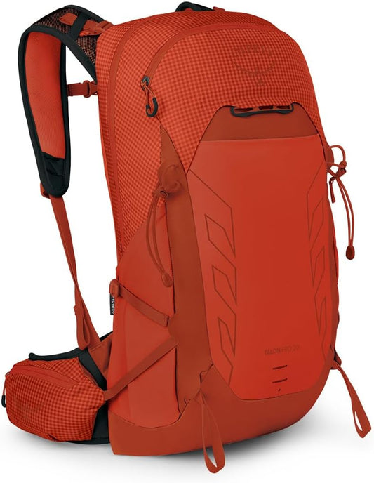 Osprey Talon Pro 20L Men's Hiking Backpack with Hipbelt, Mars Orange