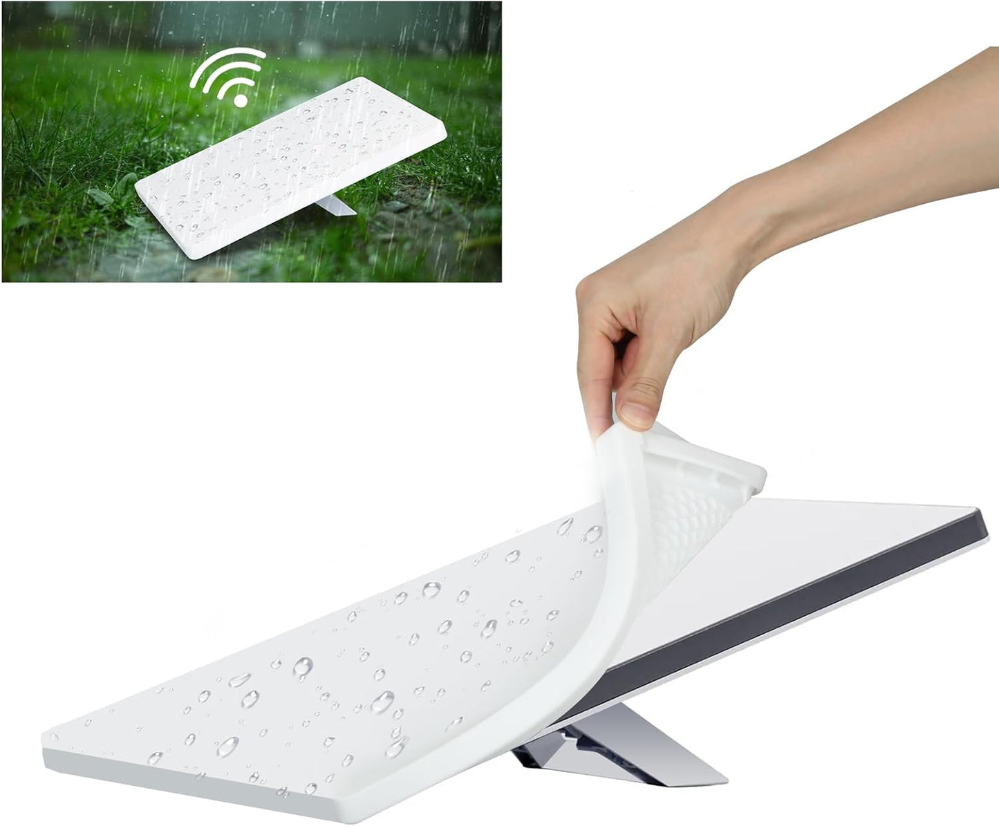 Starlink Mini Protective Cover Case, Starlink Mini Accessories Silicone Protective Case for Starlink Mini Dish