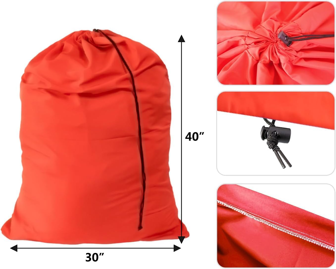 Extra Large Laundry Bags 6 Pack with 1 Pack Pop Up Hamper, Varied Colors Travel Laundry Bags 30"x40", Foldable Mesh Laundry Basket, for college dorm and apartment dwellers (7PCS)