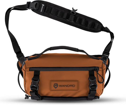 WANDRD ROGUE V1 6L Sling: Compact Camera Sling and Crossbody Bag with Fast Access, 3-Way Carry– Lightweight Everyday Bag Great for Travel, Photography, and Daily Use (Sedona Orange)