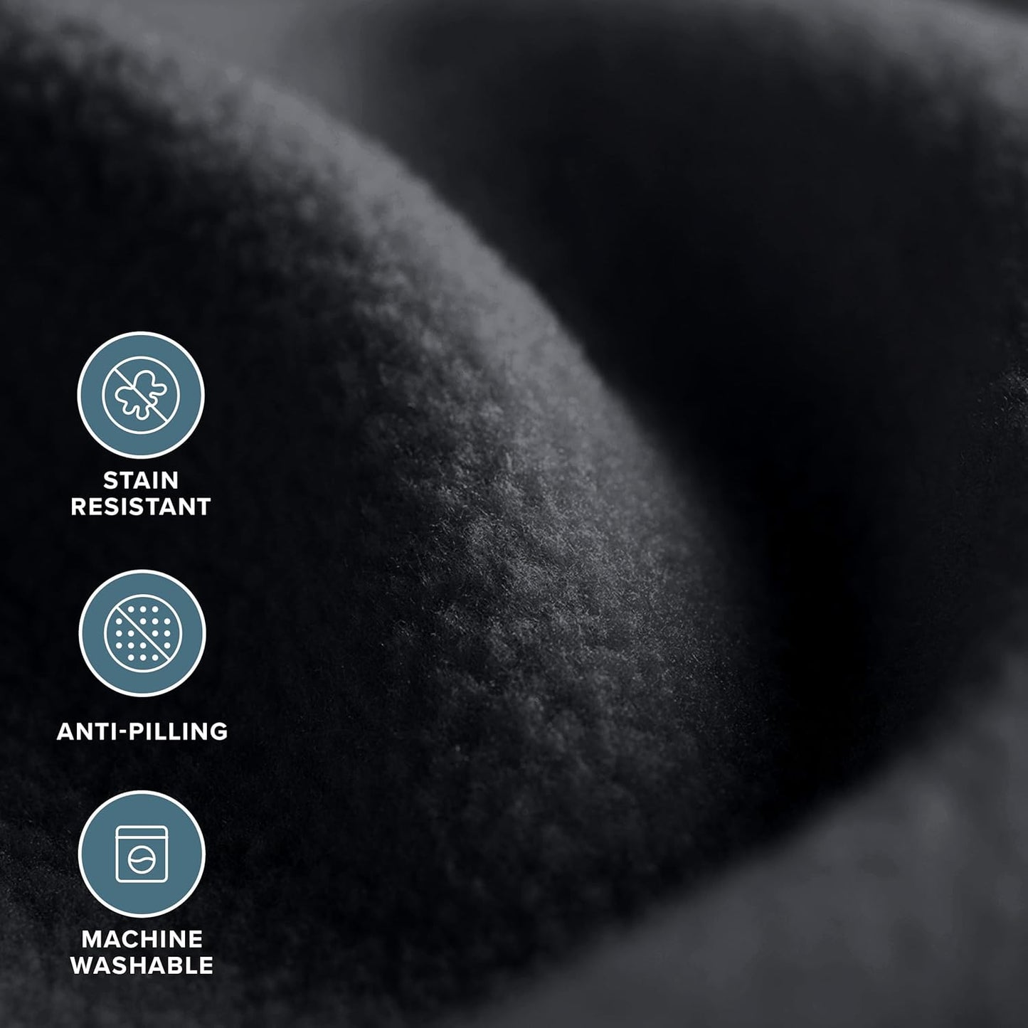 Bare Home Polar Fleece Blanket - Extra Long - Black - Warm & Cozy - Premium Fleece - Throw for Bed, Sofa, Camping, Travel and Cold Nights - Lightweight Blanket (Twin/Twin XL, Black)