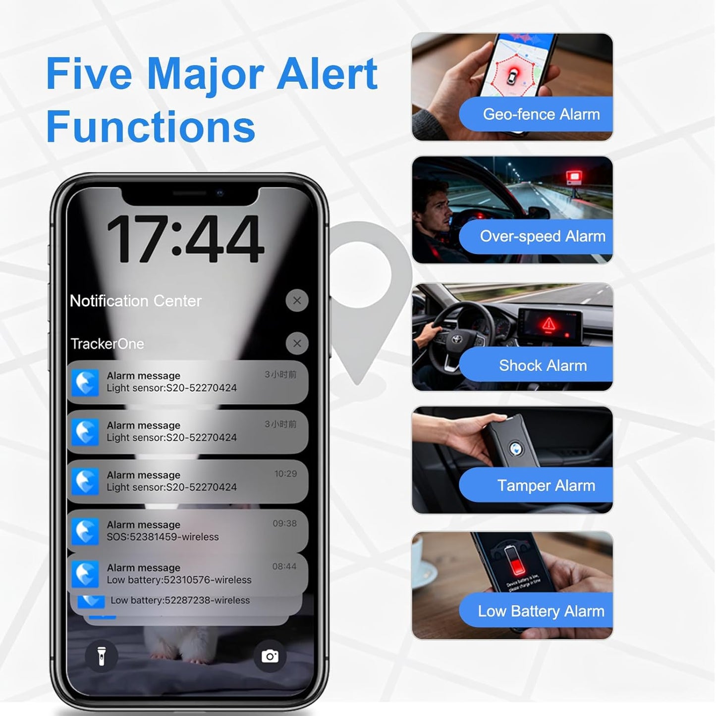 GPS Tracker for Vehicles Cars Long Battery Life to 90 Days, Strong Magnet, Unlimited Range, Geo-Fence, 4G Real Time Car Tracker Device Hidden Vehicle Tracking Devices, Subscription Needed