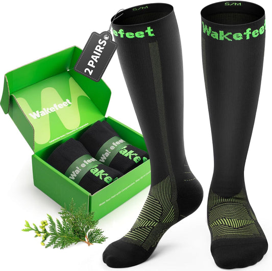 Compression Socks for Women Men 3 Pairs, Compression Stockings, Fragrance Flight Socks for Travelling Sitting