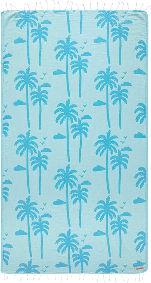 Sand Cloud Turkish Beach Towel - 100% Organic Cotton Turkish Bath Towels - Ultra Soft, Sand Free & Quick Dry Towel for Beach, Pool, or Picnic Blanket - As Seen on Shark Tank – Goa