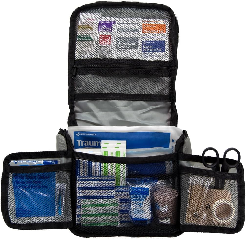 Pac-Kit Trailblazer 3 Outdoor First Aid Kit for Hiking, Camping and Outdoor Travel, 108 Pieces