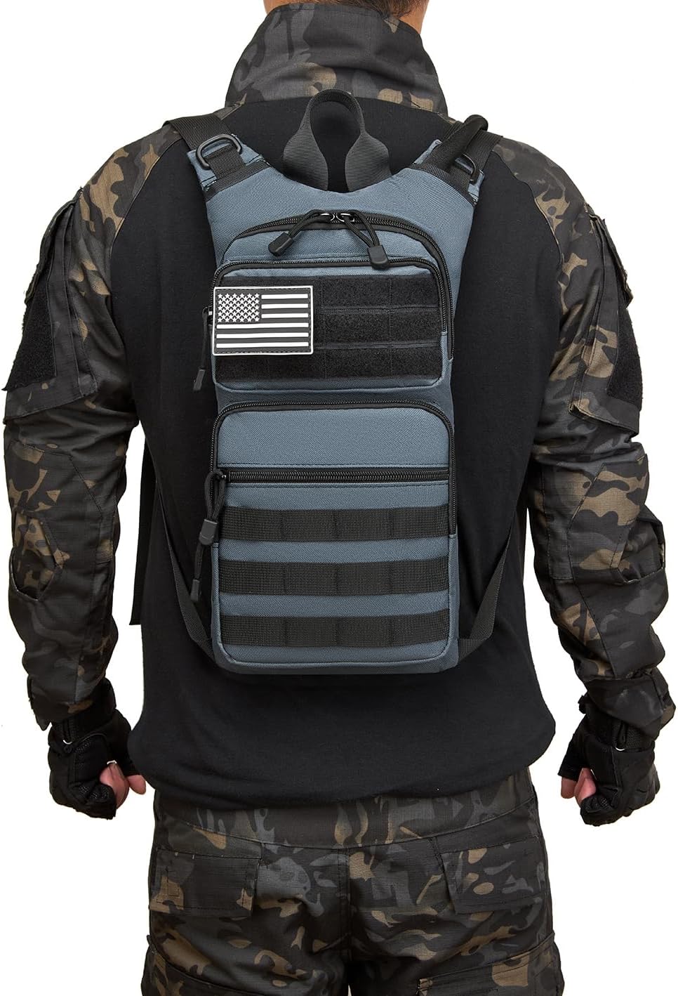 ATBP Insulated Water Hydration Pack Bag with 3L TPU Bladder Tactical Molle Hydration Backpack for Hiking Cycling Running