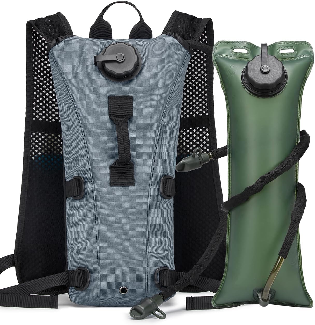 ATBP Running Hydration Vest Pack Tactical 3L Water Bladder Backpack Bag for Cycling Marathon Hiking Daypack Men & Women