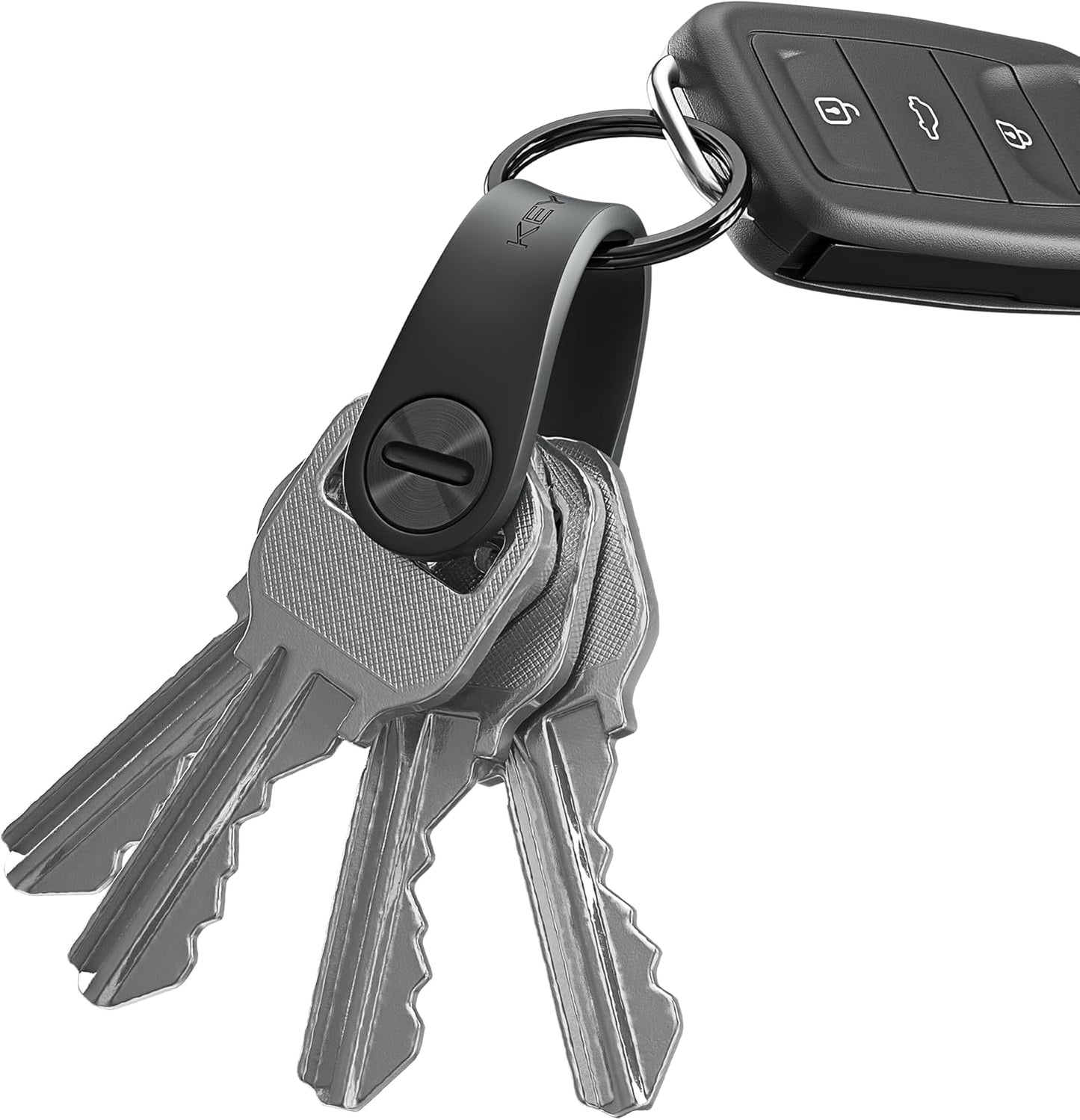 KeySmart Keychain Key Holder - Compact Key Organizer for Key Chain, EDC Key Chains, Key Ring Keychains