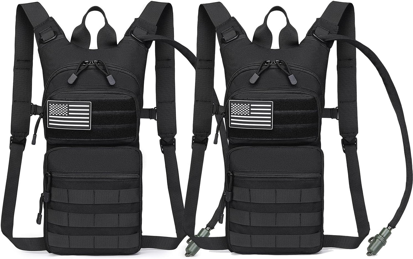 ATBP Insulated Water Hydration Pack Bag with 3L TPU Bladder Tactical Molle Hydration Backpack for Hiking Cycling Running