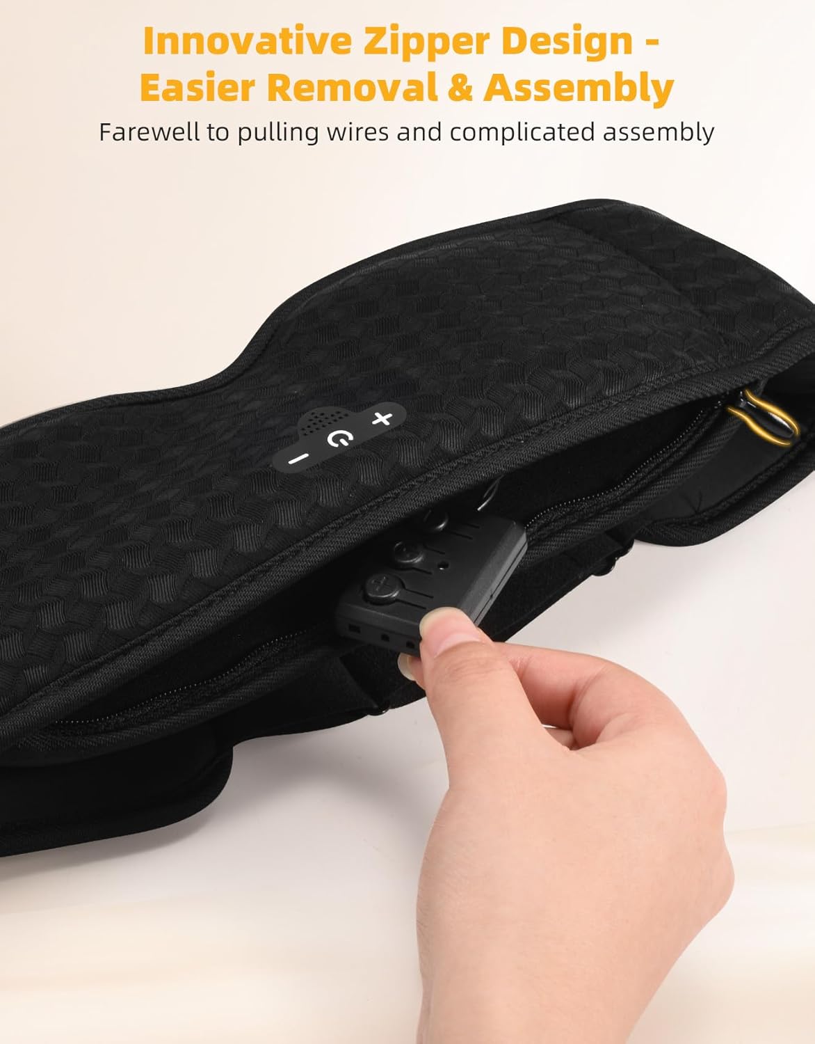 3D Contoured Sleep Mask with Bluetooth Headphones, Adjustable Blackout Sleeping Mask, Easy Installation Sleeping Headphones with Ultra-Thin Stereo Speakers for Men, Women - Black