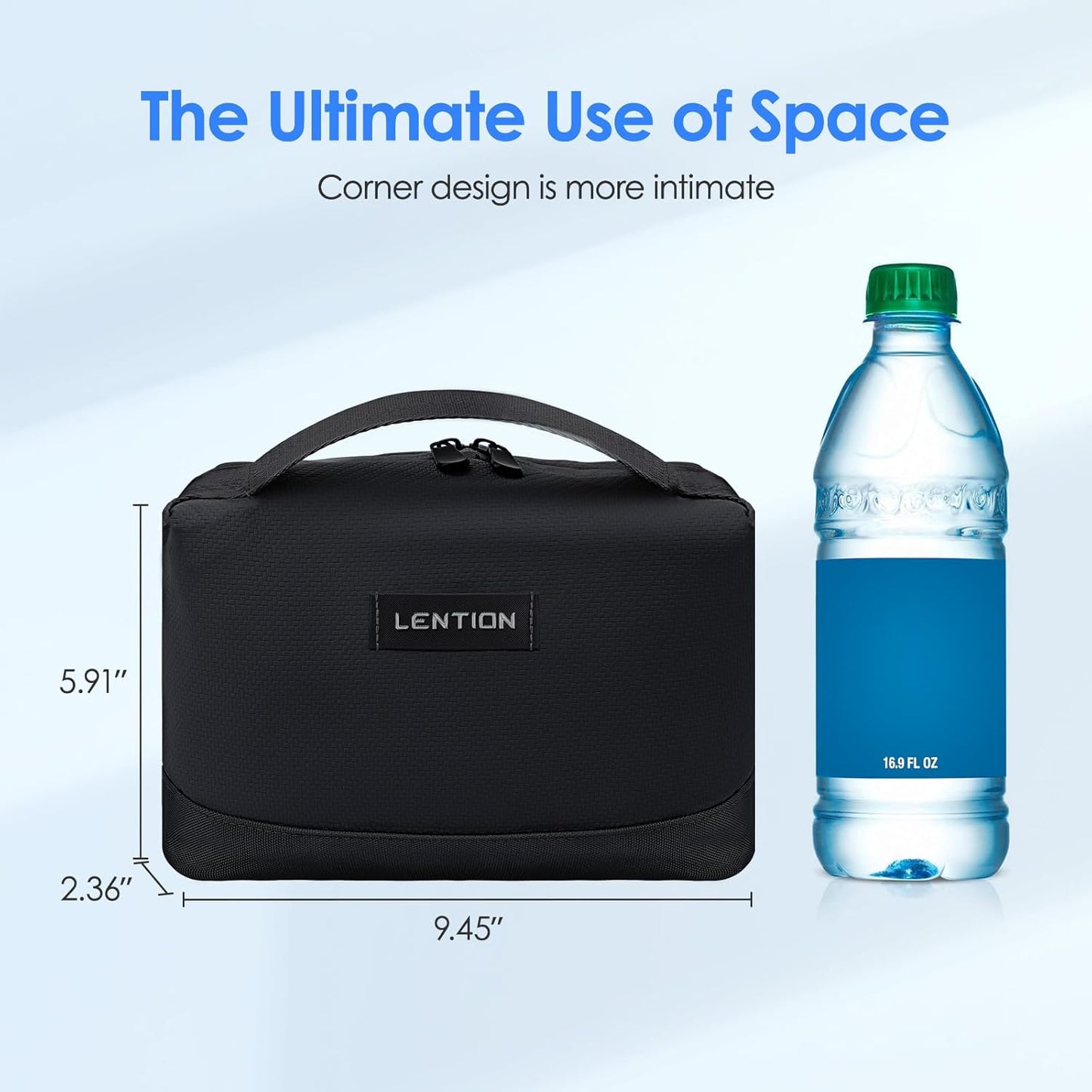 LENTION Electronics Organizer Bag Cable Tech Pouch for Electronic Accessories, Cable Organizer, Scratch-Resistant, Shock Proof, Padded Bag for AirPods, Charger Power Bank, Phone, Cord