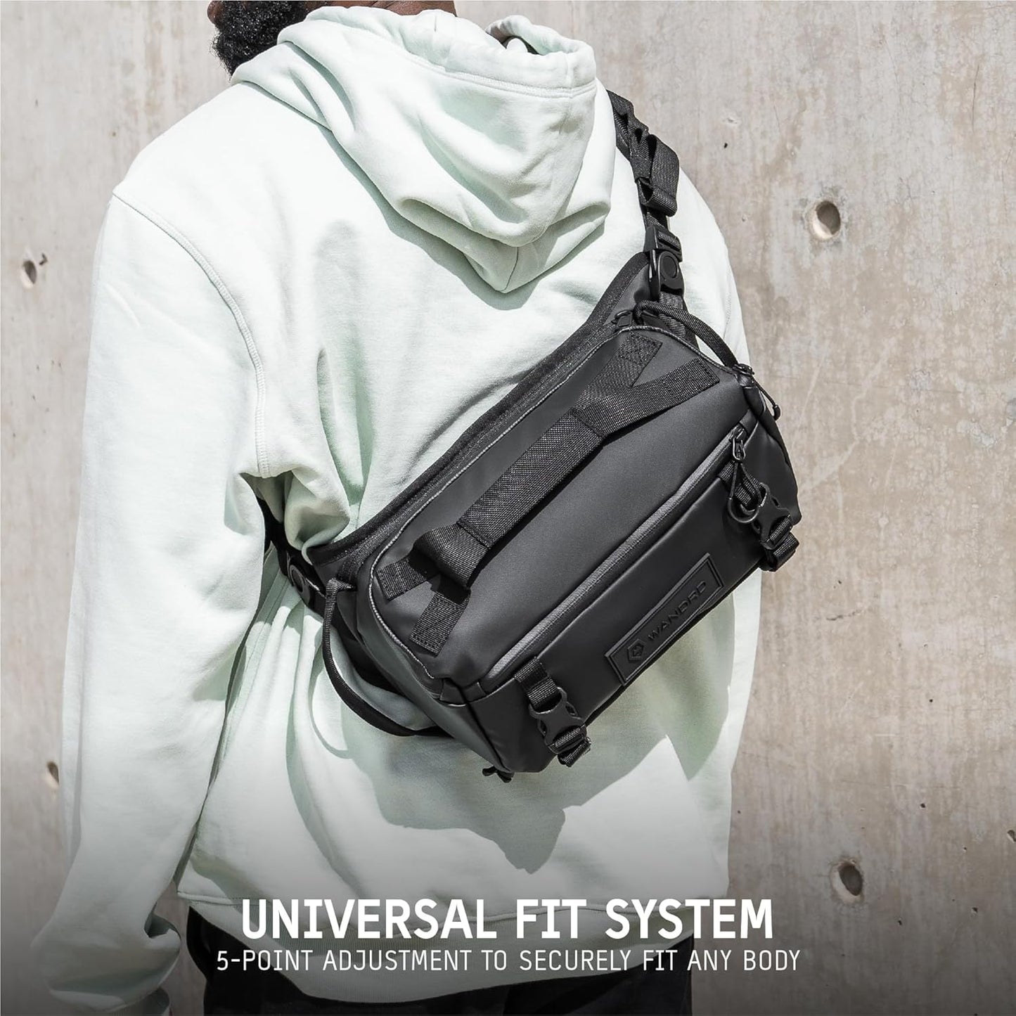 WANDRD ROGUE V1 6L Sling: Compact Camera Sling and Crossbody Bag with Fast Access, 3-Way Carry– Lightweight Everyday Bag Great for Travel, Photography, and Daily Use (Wasatch Green)