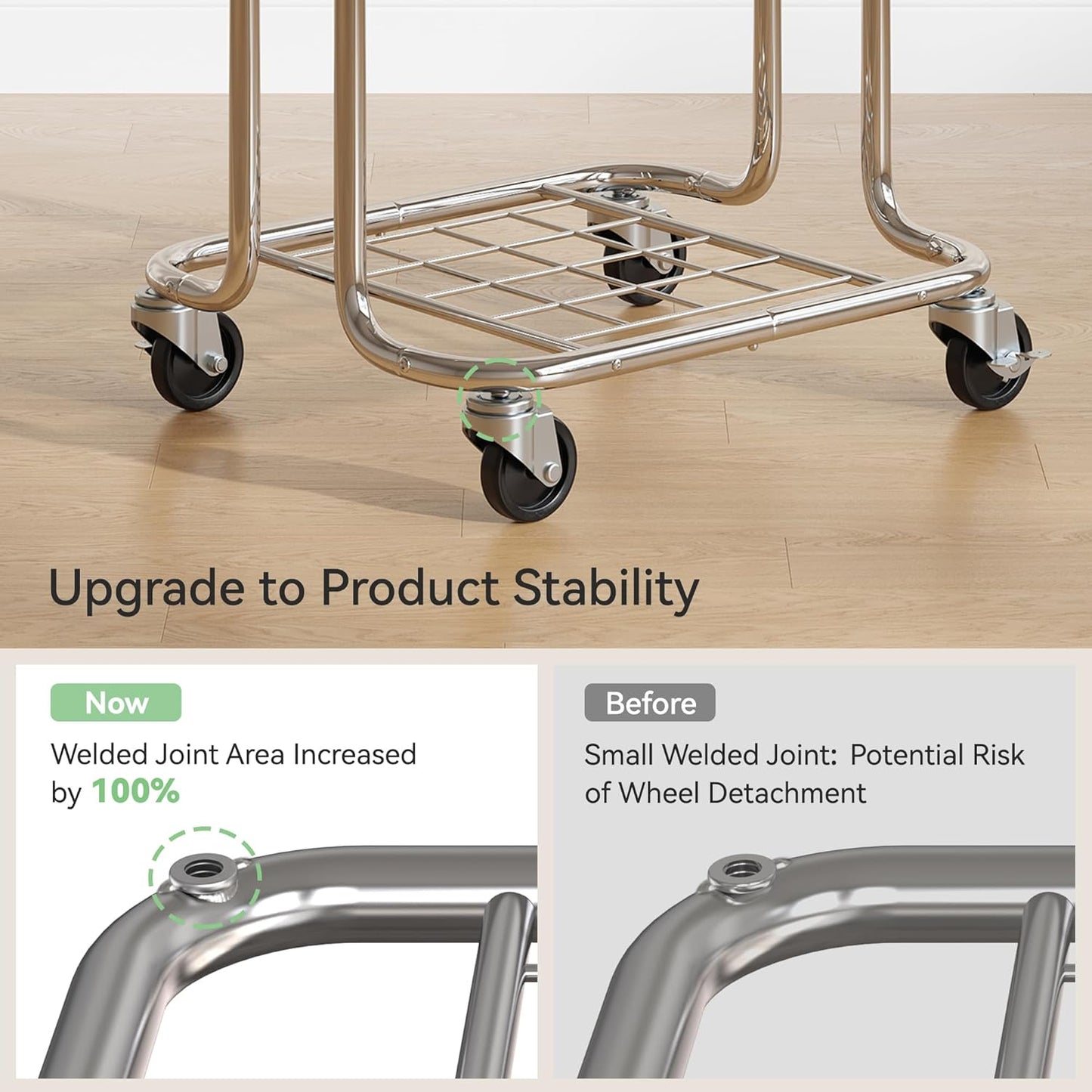 Laundry Basket with Wheels 150L/40Gal, Rolling Laundry Hamper with Steel Fram and Removable Washing Bag,Laundry Sorter Cart for Laundry Room,Hotel,Dorm,