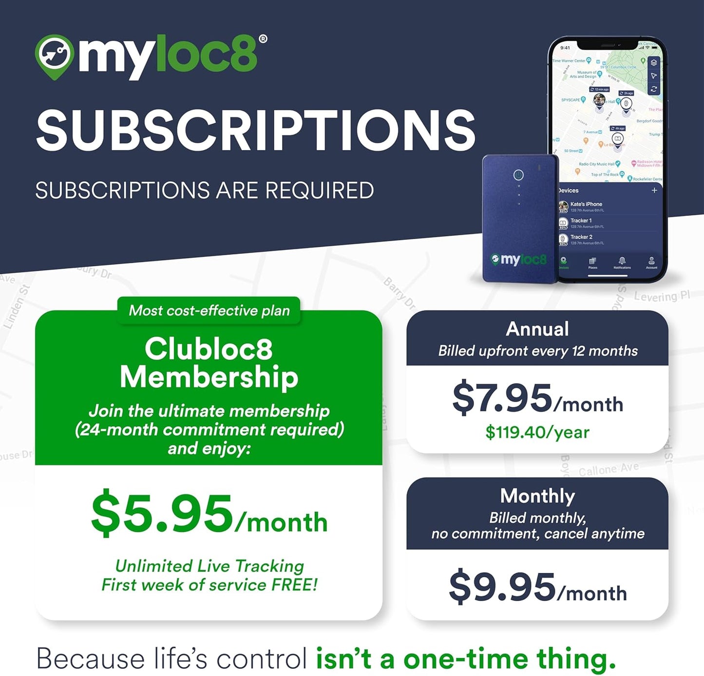 GPS Luggage Tracker for Suitcases TSA Approved, Android & iOS Compatible - Real-Time Tracking Device for Travel - Smart Tag with Bag Opening Alert - Long Battery Life (12-Mo Subscription Included)