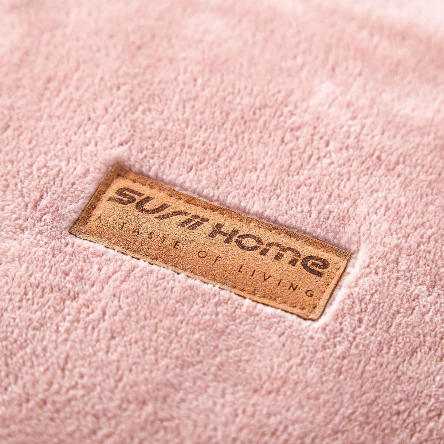 Surii Home Luxury Microfiber Flannel Blanket, Super Soft, Warm, Cozy, Fluffy, and Breathable, Perfect Throws for Bed, Couch, Sofa, for All Season Use. 350GSM Twin Size 60x80 Inches(Sepia Rose)