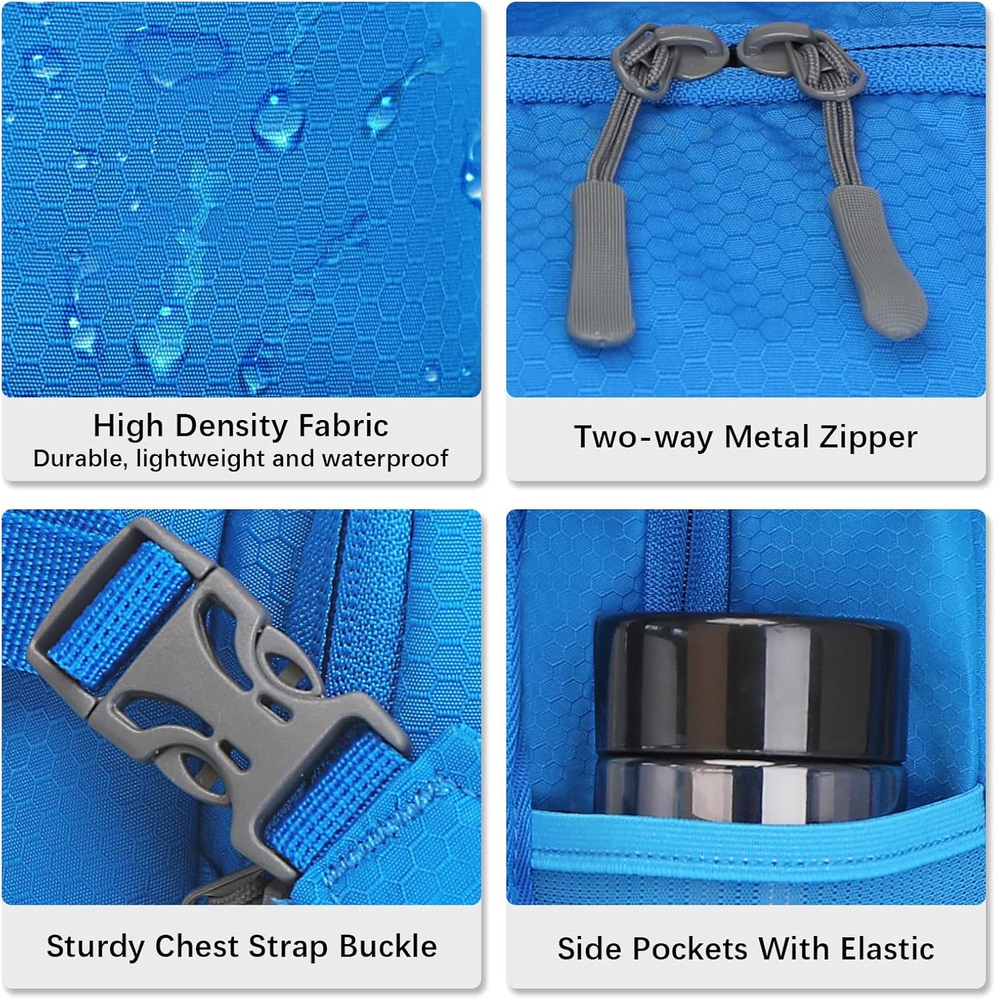 LARIPOP Hydration Backpack, 18L Hiking Backpack with 2L Water Bladder, Lightweight Water Pack for Cycling, Hiking, Biking