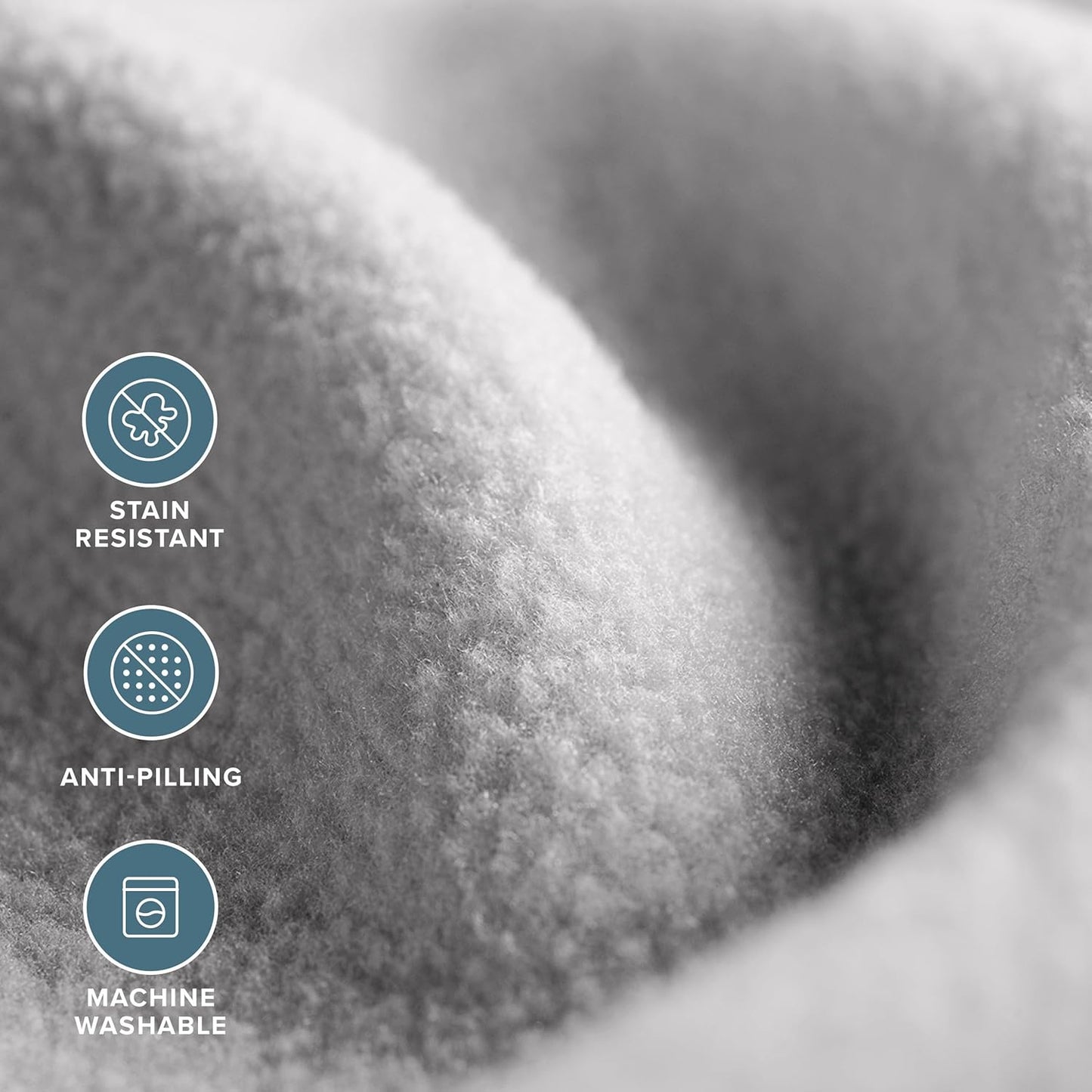 Bare Home Polar Fleece Blanket - Light Grey - Warm & Cozy - Premium Fleece for Bed, Sofa, Camping, Travel and Cold Nights - Lightweight Blanket (King, Light Grey)