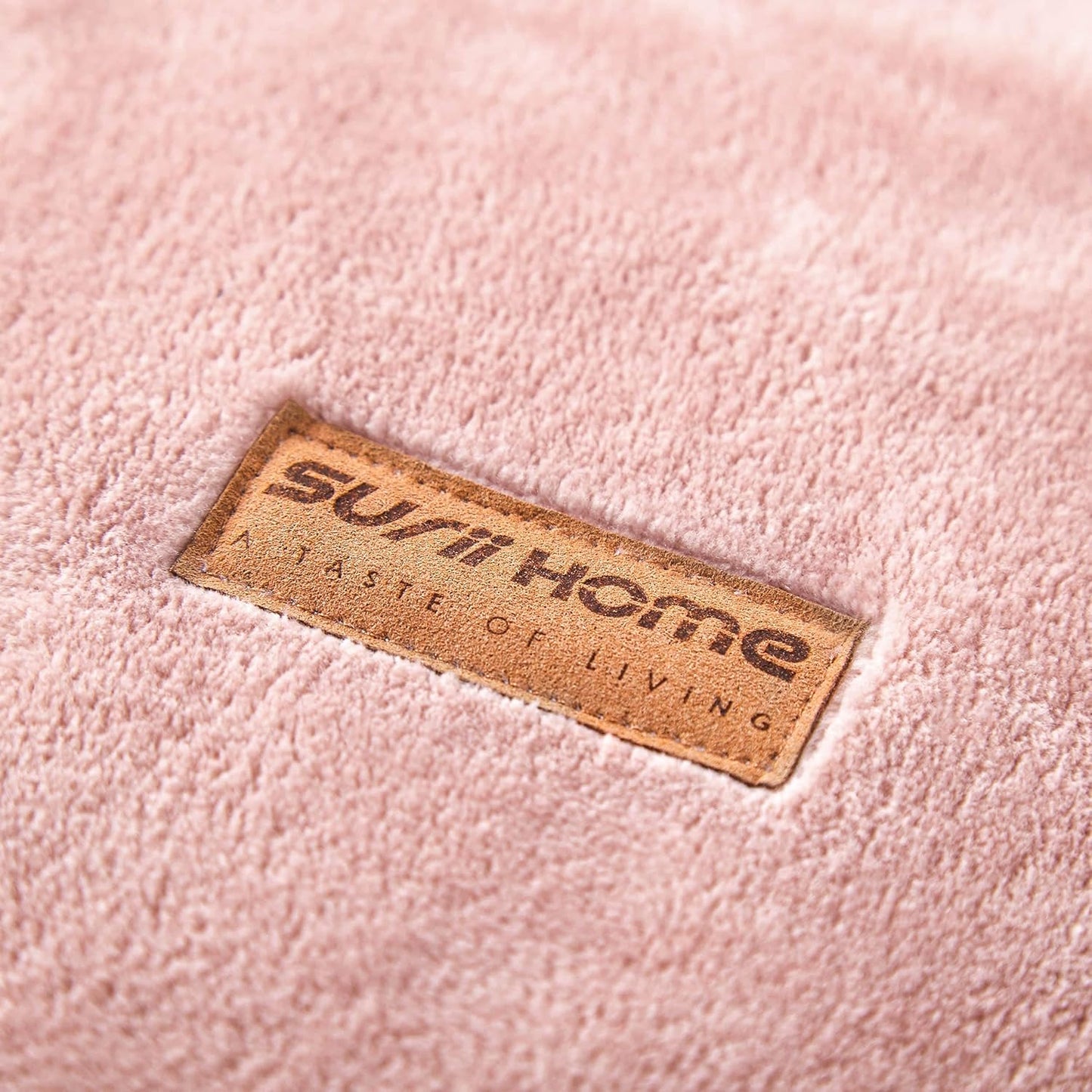 Surii Home Luxury Microfiber Flannel Blanket, Super Soft, Warm, Cozy, Fluffy, and Breathable, Perfect Throws for Bed, Couch, Sofa, for All Season Use. 350GSM Travel Size 50x60 Inches(Sepia Rose)