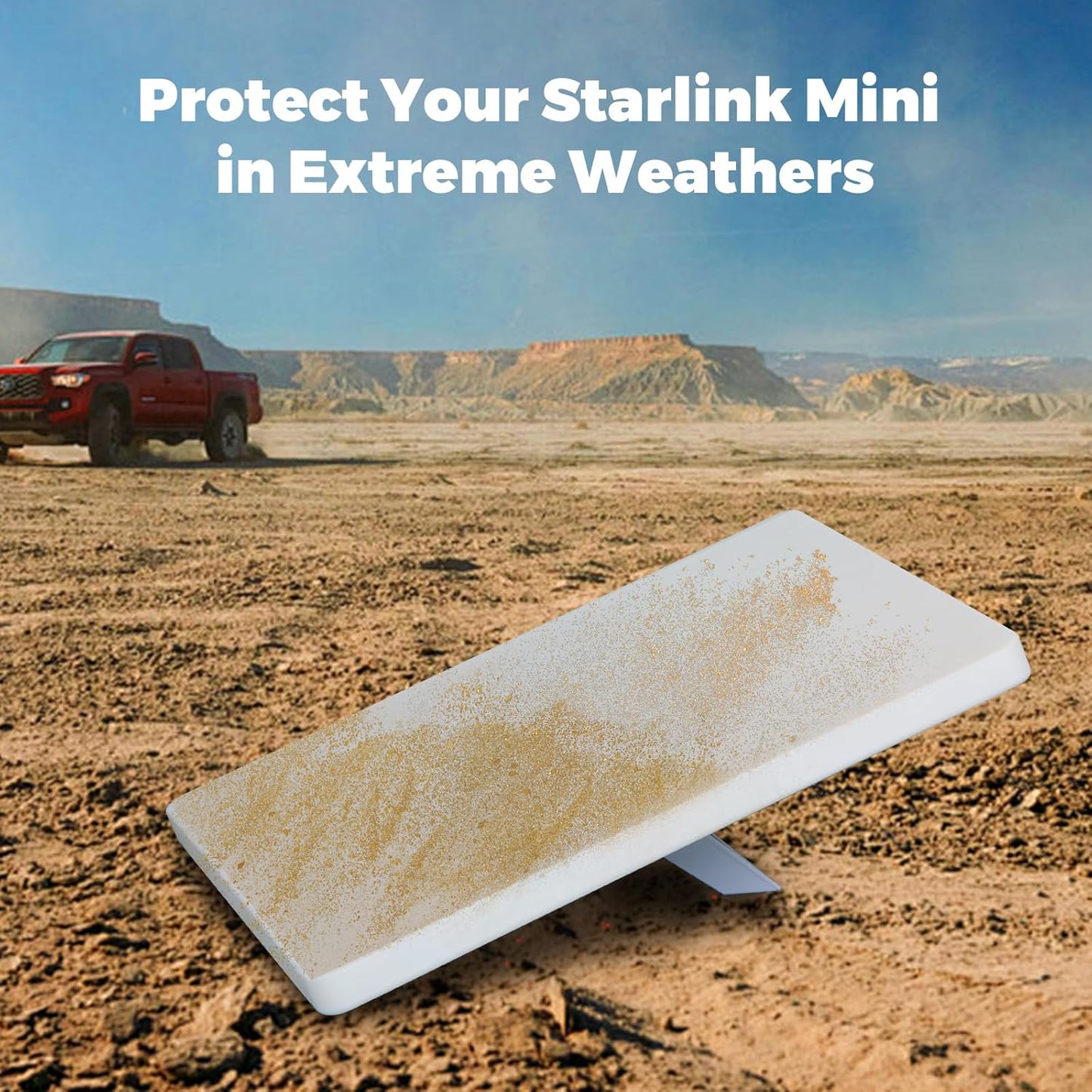 Starlink Mini Protective Cover Case, Starlink Mini Accessories Silicone Protective Case for Starlink Mini Dish