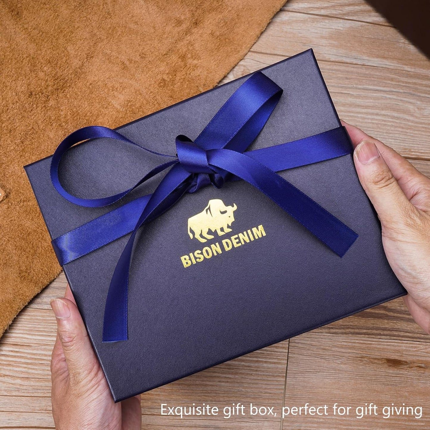 BISON DENIM Watch Box, 4 Watch Travel Case with Combination Lock - PU Leather Men's Watch Storage Box & Jewelry Organizer with Ring Slots & Necklace Hooks, Secure Travel Case, Black