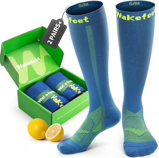 Compression Socks for Women Men 3 Pairs, Compression Stockings, Fragrance Flight Socks for Travelling Sitting