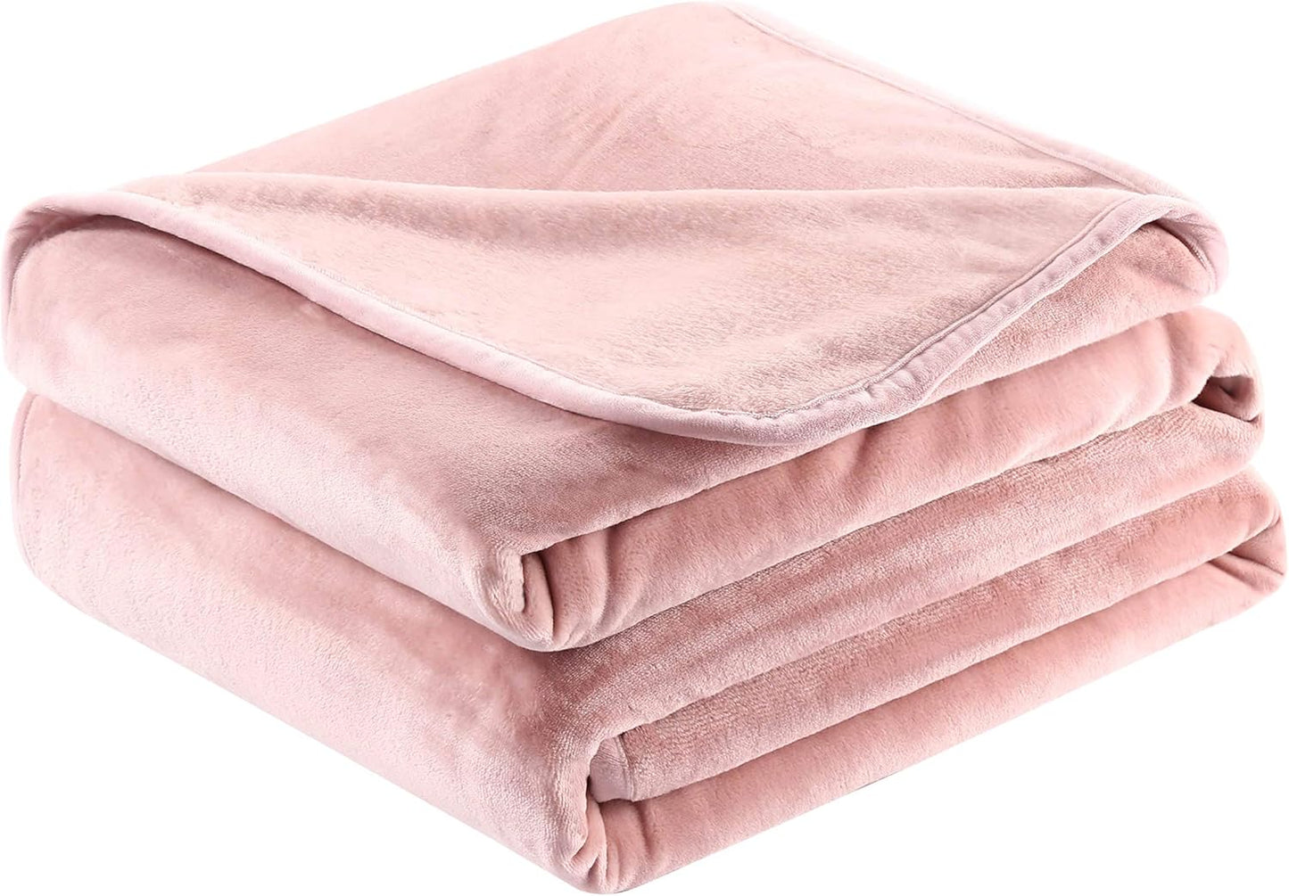 Surii Home Luxury Microfiber Flannel Blanket, Super Soft, Warm, Cozy, Fluffy, and Breathable, Perfect Throws for Bed, Couch, Sofa, for All Season Use. 350GSM Travel Size 50x60 Inches(Sepia Rose)