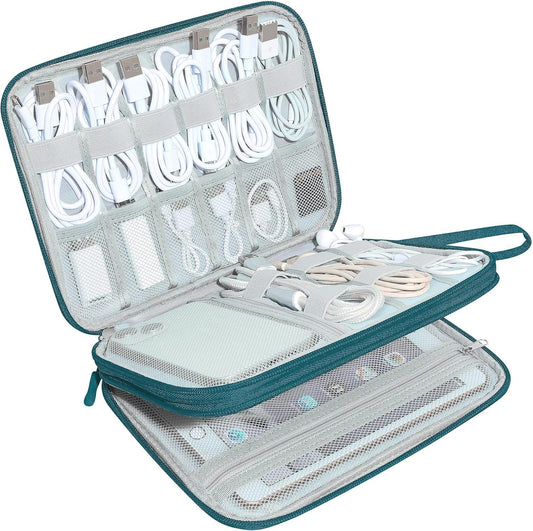 CILLA Electronics Organizer Travel, Travel Cord Organizer Case, Compact Electronics Accessories Bag for Cable, Cord, Charger, Phone